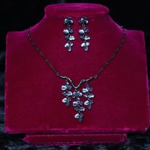 Michael Vincent Michaud Wisteria Necklace and Earrings Set